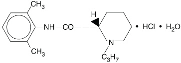 structural formula ropivacaine hcl