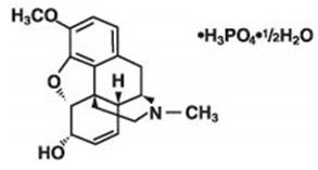 Codeine Phosphate Molecular Structure
