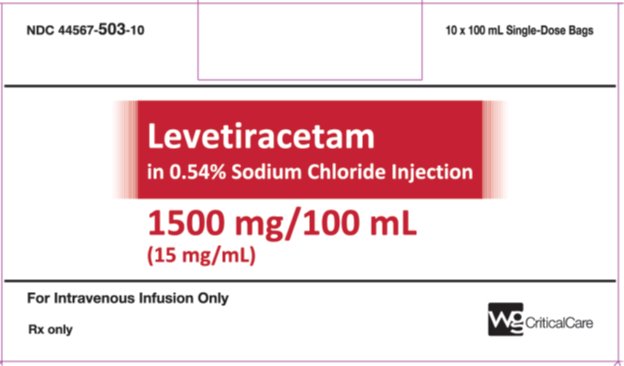 1500 mg bag label