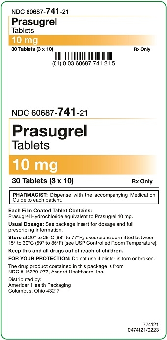 10 mg Prasugrel Tablets Carton