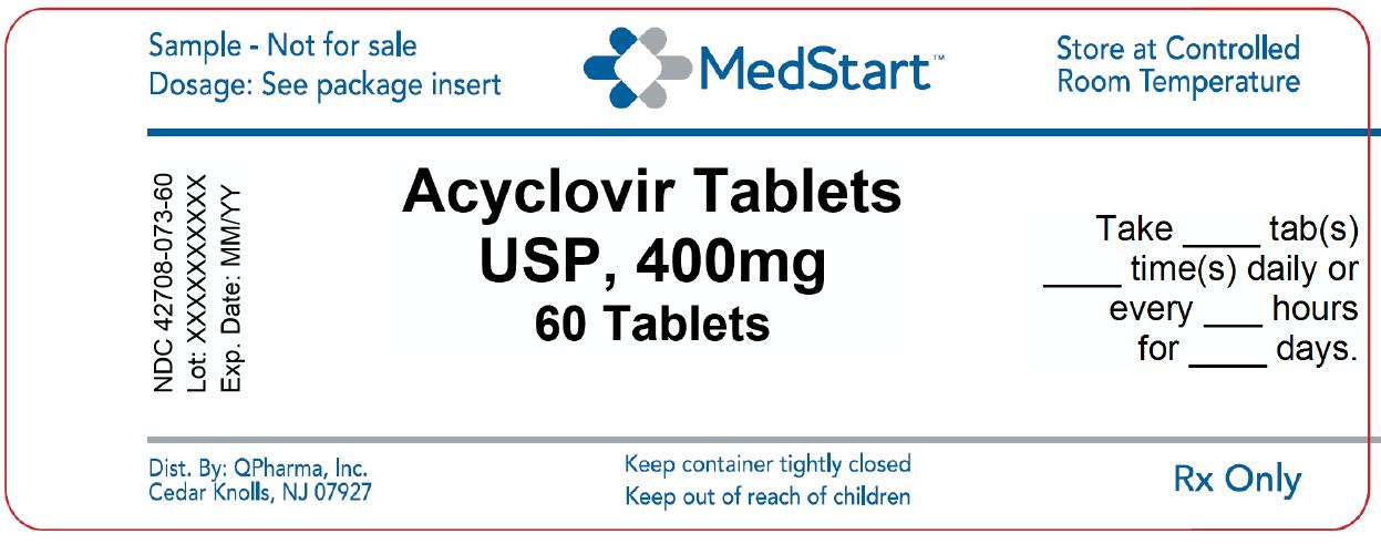 42708-073-60 Acyclovir Tablets USP 400mg x 60 V2