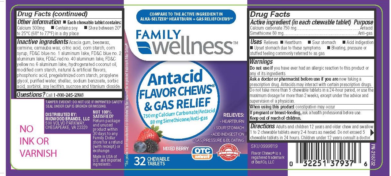 Family Wellness Mixed Berry HBG 32ct Relief Chews