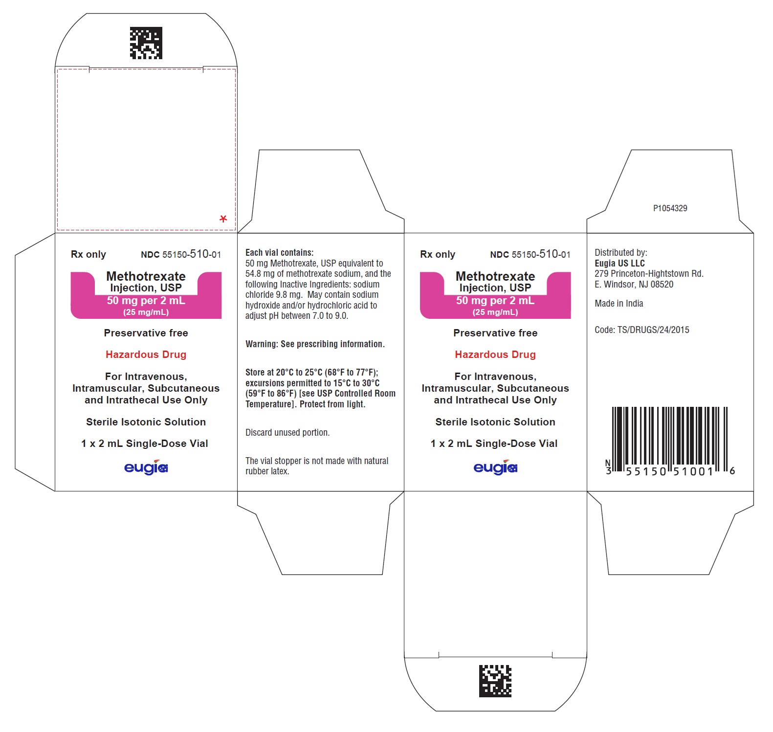 PACKAGE LABEL-PRINCIPAL DISPLAY PANEL - 50 mg per 2 mL - Container-Carton (1's Pack)