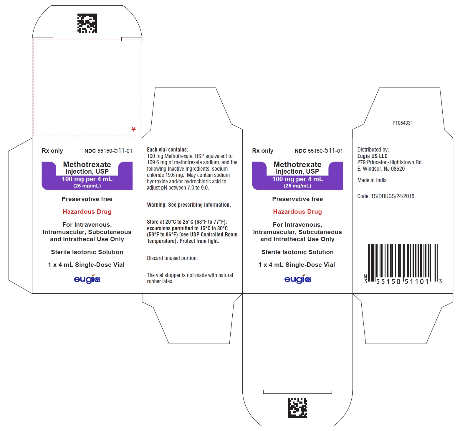 PACKAGE LABEL-PRINCIPAL DISPLAY PANEL - 100 mg per 4 mL - Container-Carton (1's Pack)