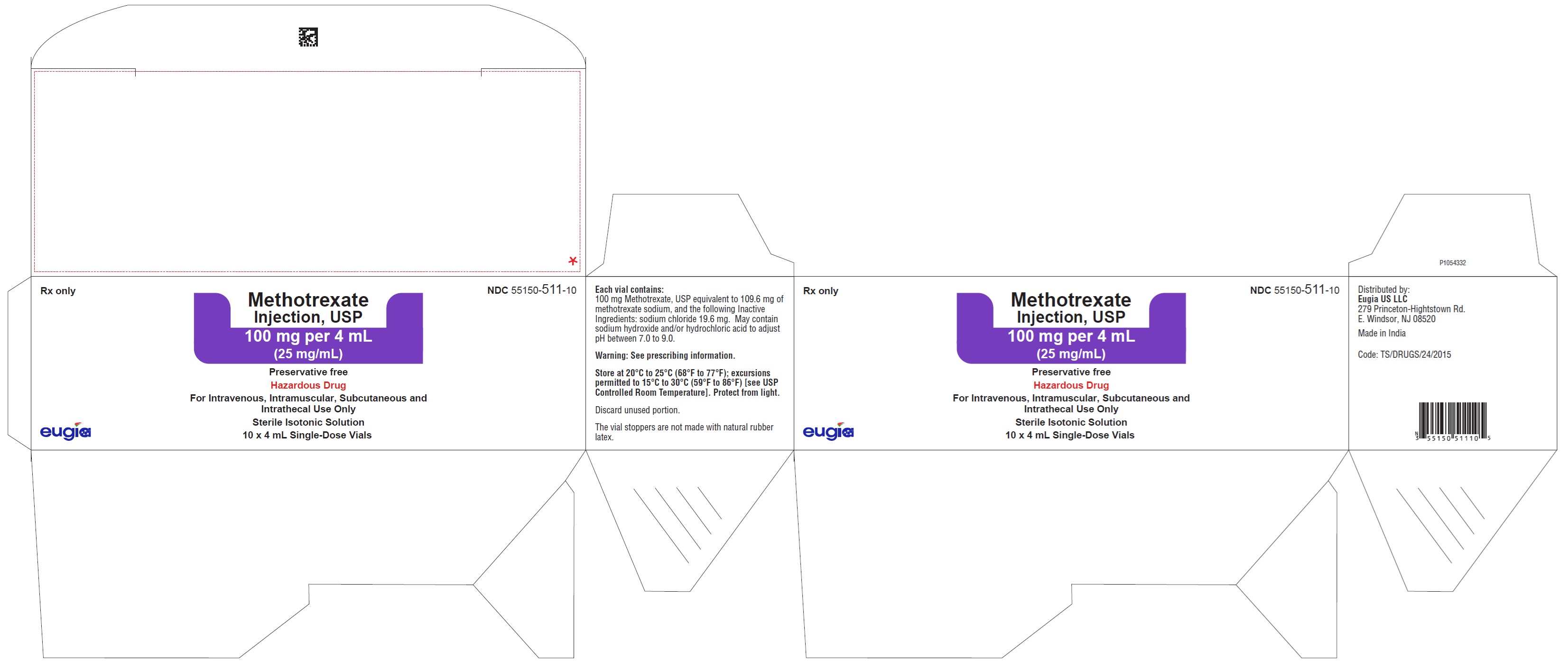 PACKAGE LABEL-PRINCIPAL DISPLAY PANEL - 100 mg per 4 mL - Container-Carton (10's Pack)