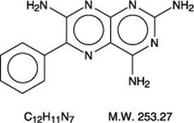 Triamterene Chemical Structure