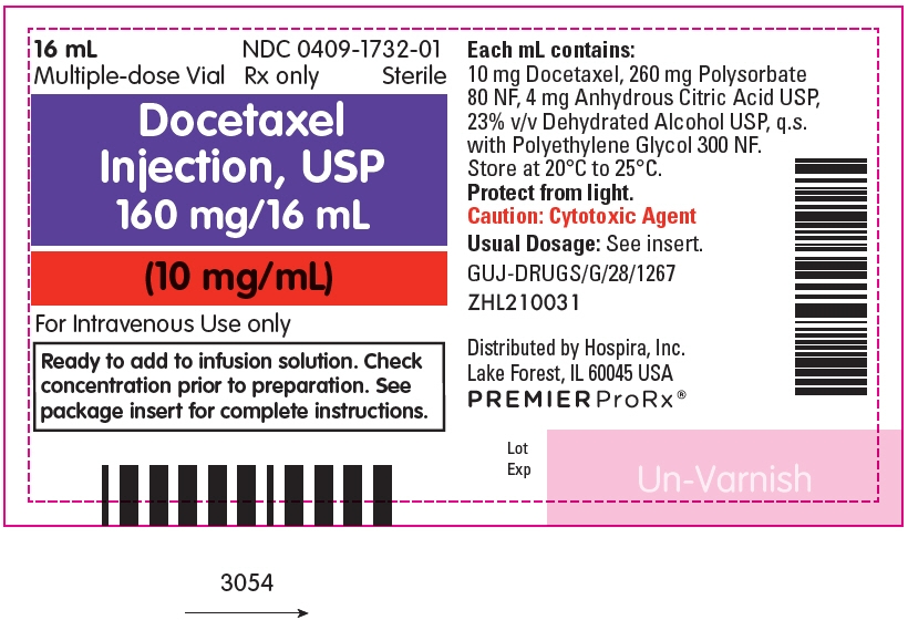 PRINCIPAL DISPLAY PANEL - 160 mg/16 mL Vial Label