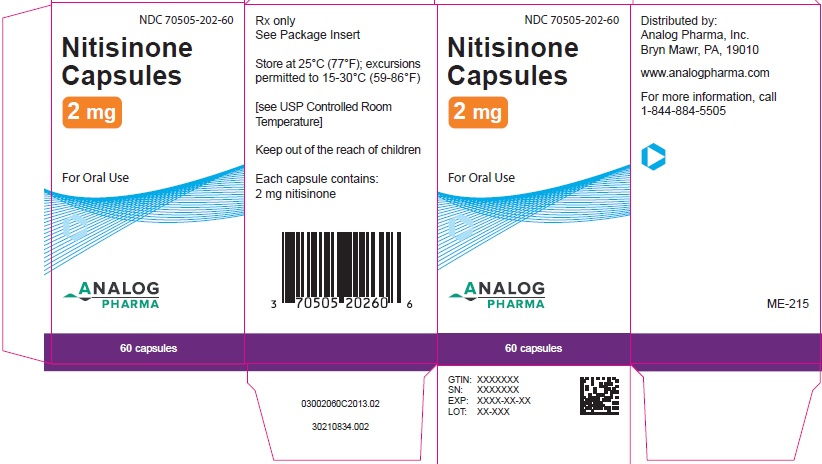 Nitisinone 2mg carton label