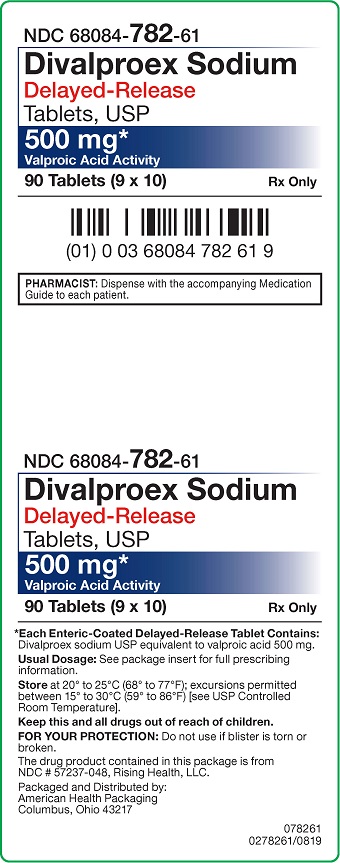 500 mg Divalproex Sodium DR Tablets Carton