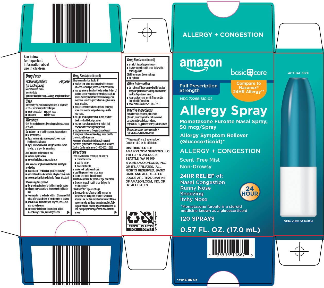 Allergy Spray Carton