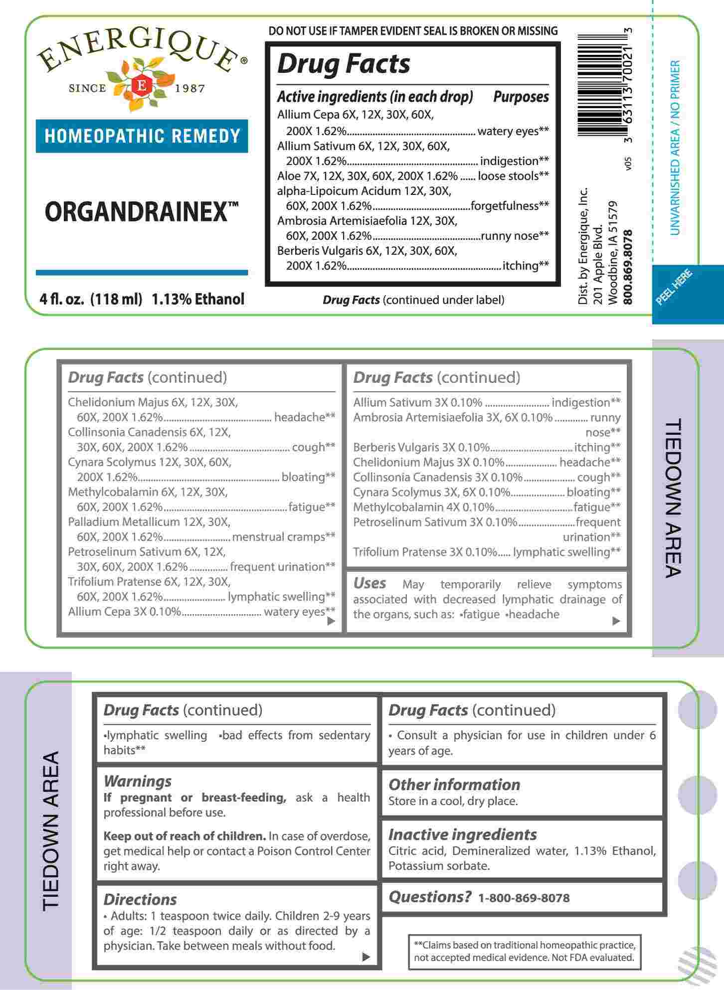 ORGANDRAINEX