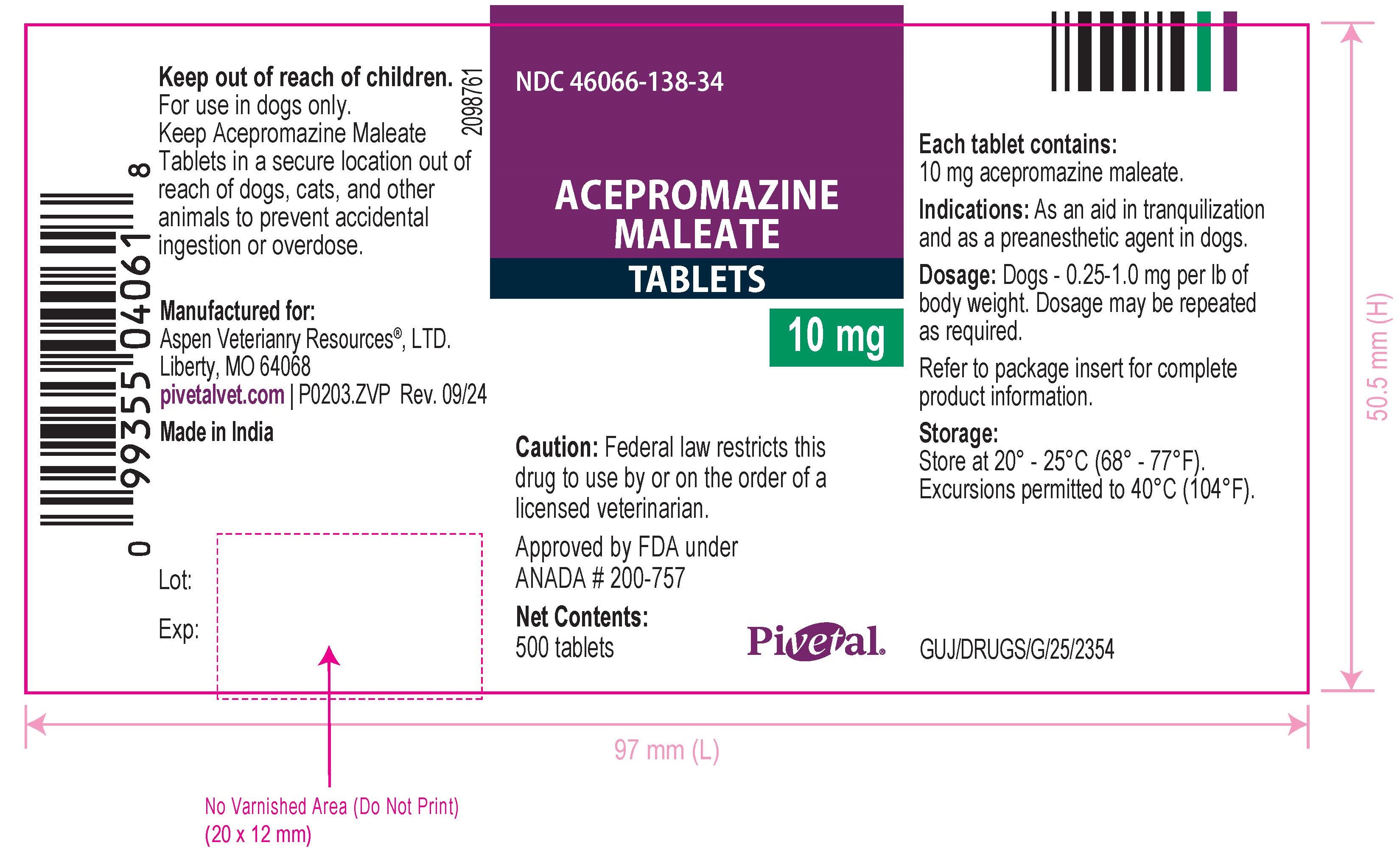 10 mg 500 tab