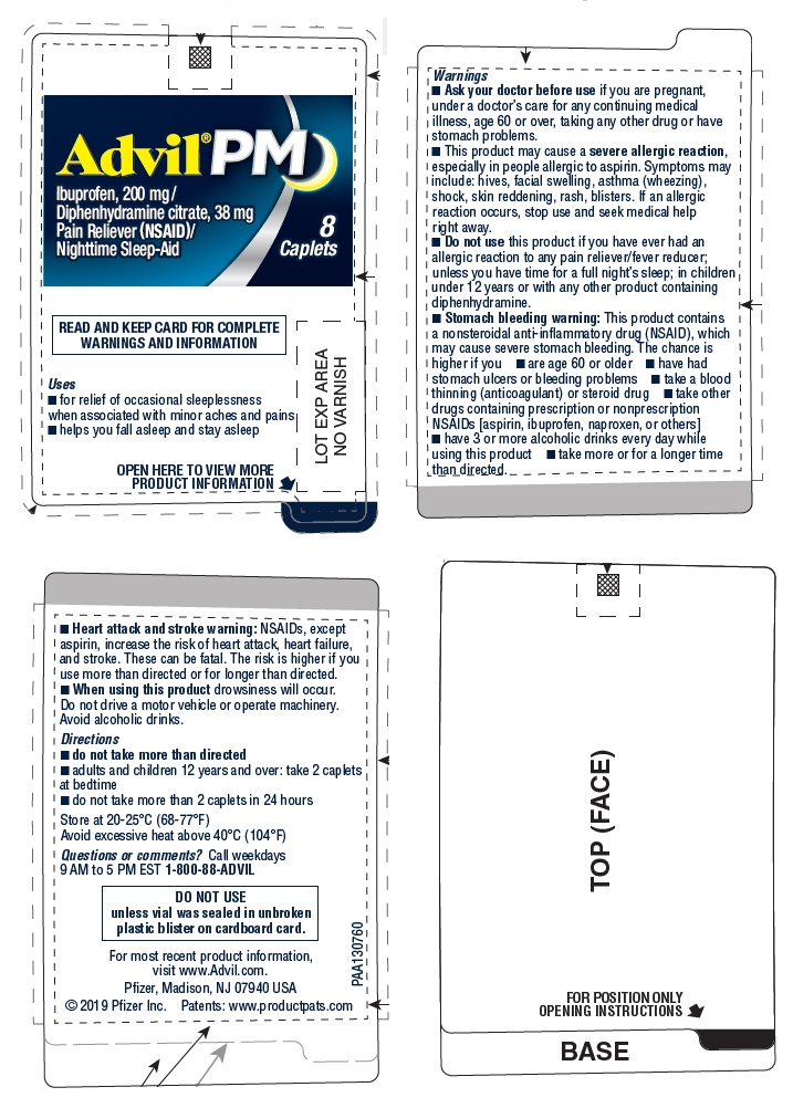 PRINCIPAL DISPLAY PANEL - 8 Caplet Vial Label