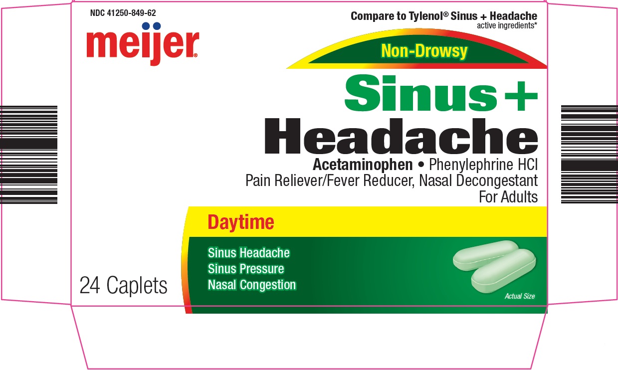meijer sinus + headache