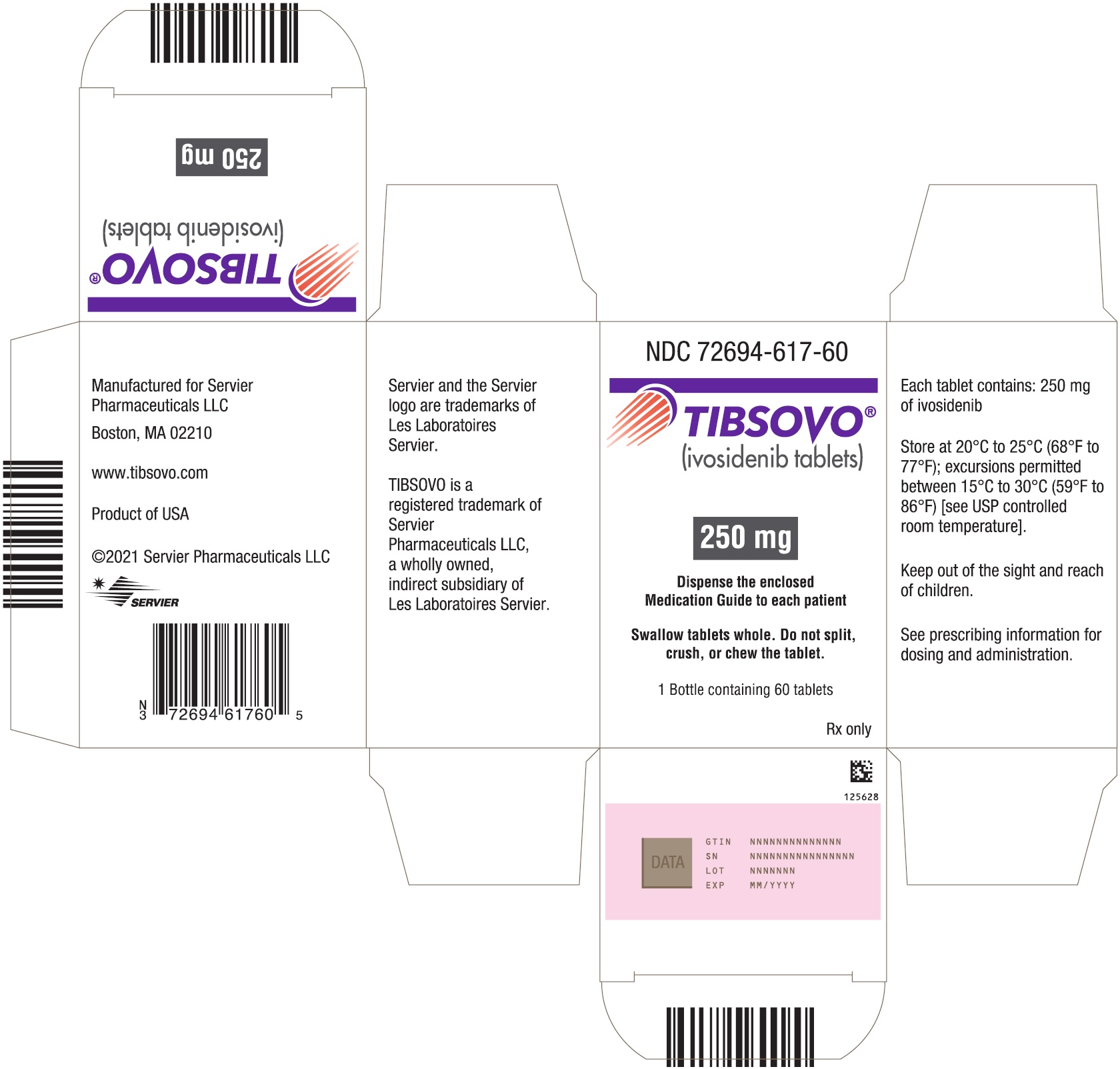 PRINCIPAL DISPLAY PANEL - 250 mg Tablet Bottle Carton