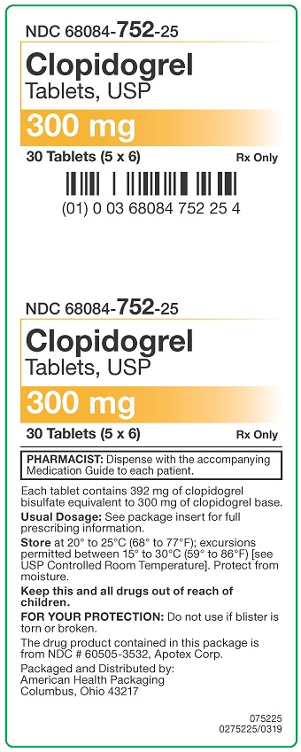 300 mg Clopidogrel Tablets Carton
