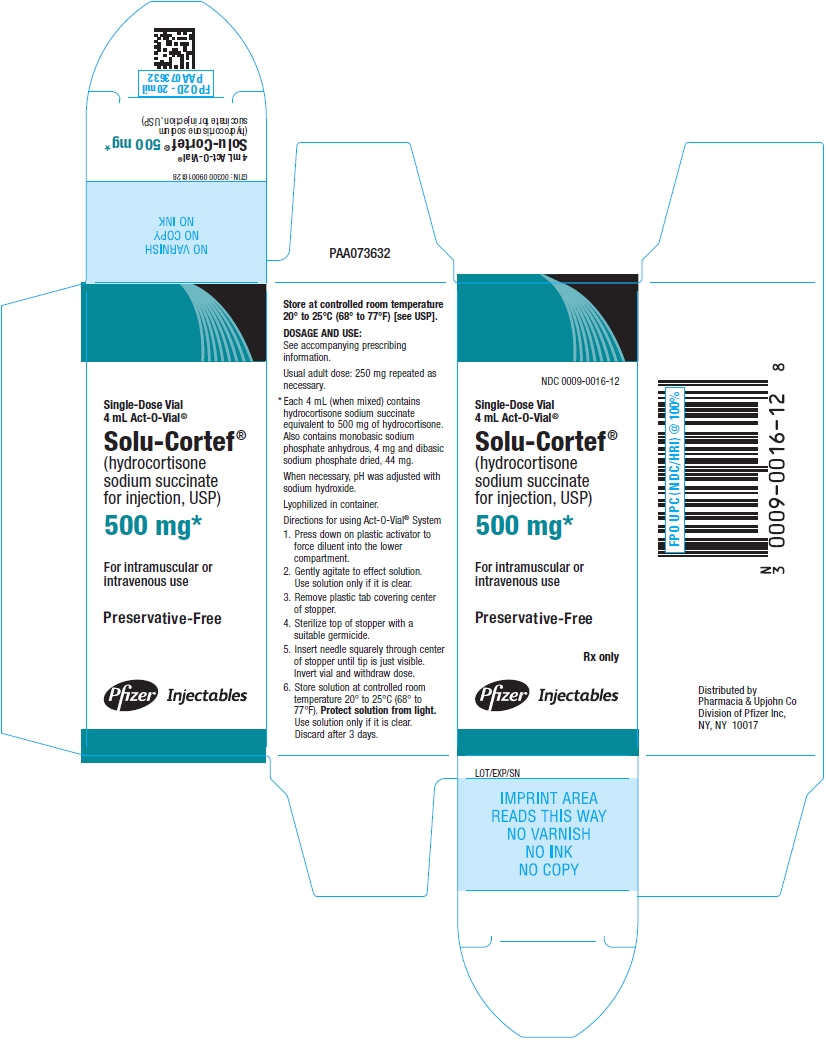 PRINCIPAL DISPLAY PANEL - 500 mg Single-Dose Vial Carton