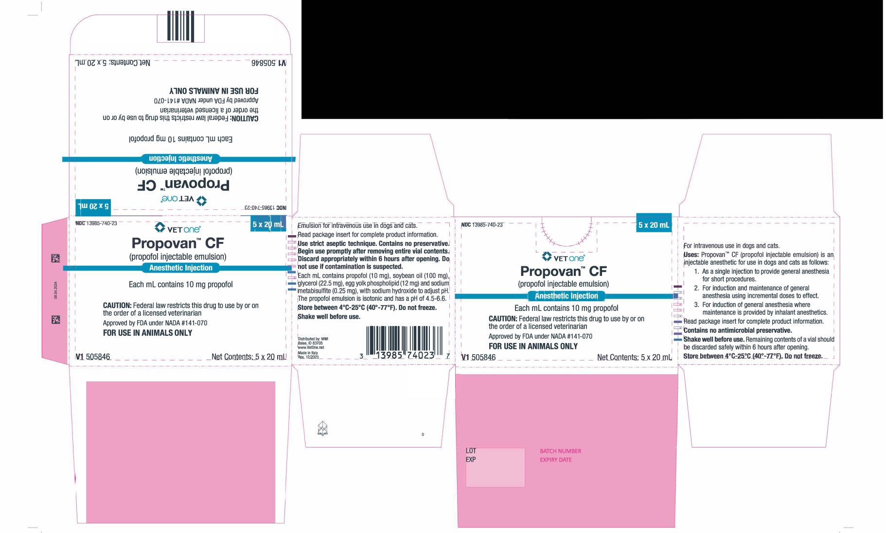 Propovan CF carton