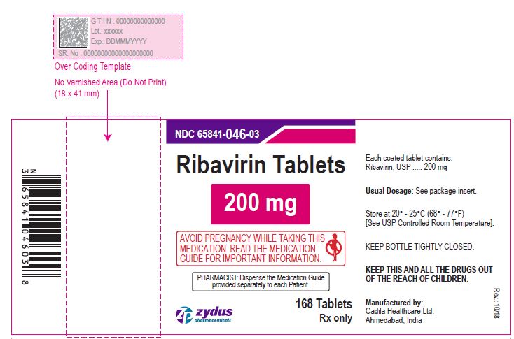 Ribavirin tablets, 200 mg