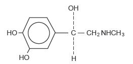 Chemical Structure Epinephrine