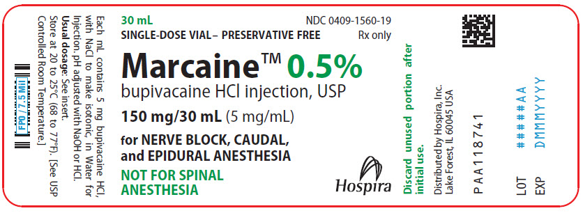PRINCIPAL DISPLAY PANEL - 150 mg/30 mL Vial Label - 1560