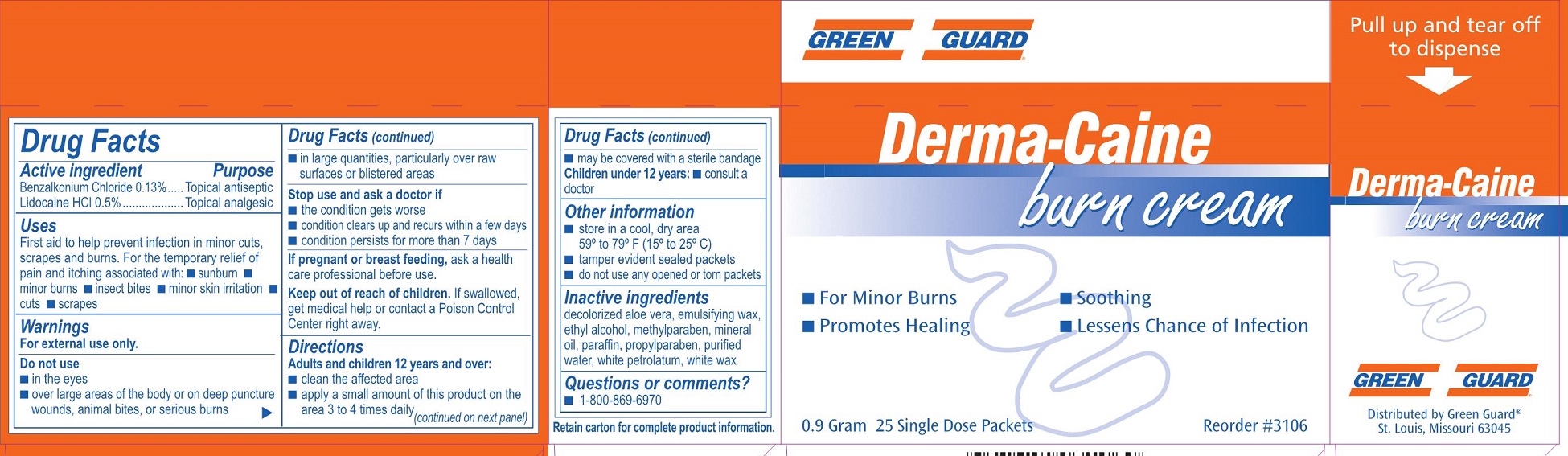 GG Derma Caine 25 count