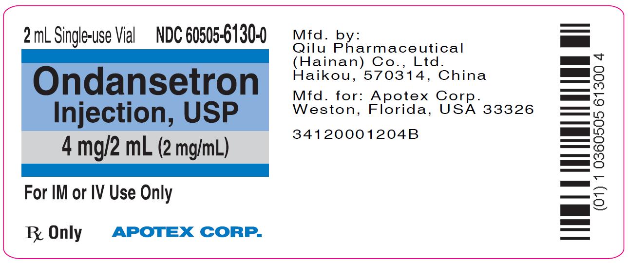 Ondansetron Injection USP Label Image - 2 mL Single-use Vials