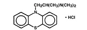 Promethazine structural formula