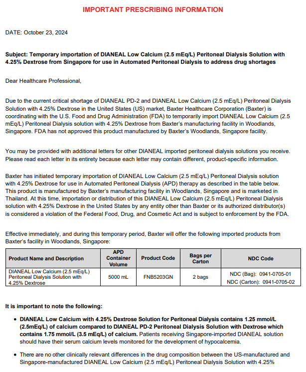 Dianeal DHCP Letter 1