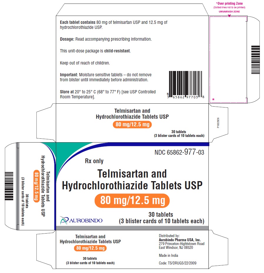 PACKAGE LABEL-PRINCIPAL DISPLAY PANEL - 80 mg/12.5 mg (30 Tablets - 3 Blister Cards of 10 Tablets each)