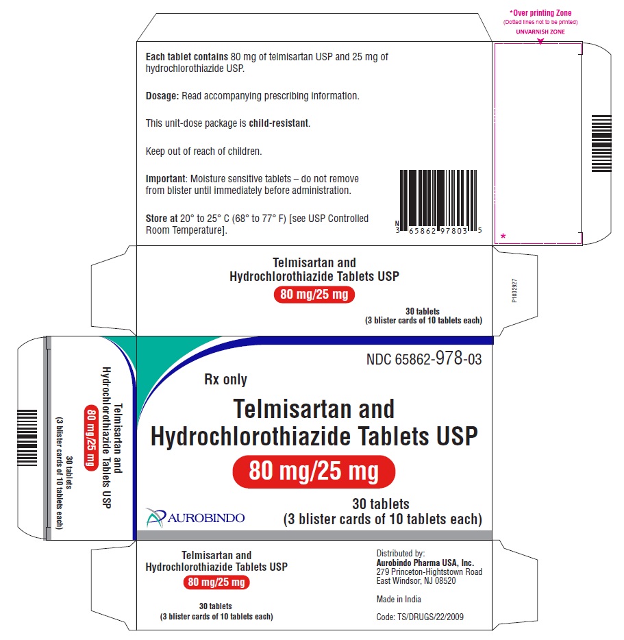 PACKAGE LABEL-PRINCIPAL DISPLAY PANEL - 80 mg/25 mg (30 Tablets - 3 Blister Cards of 10 Tablets each)