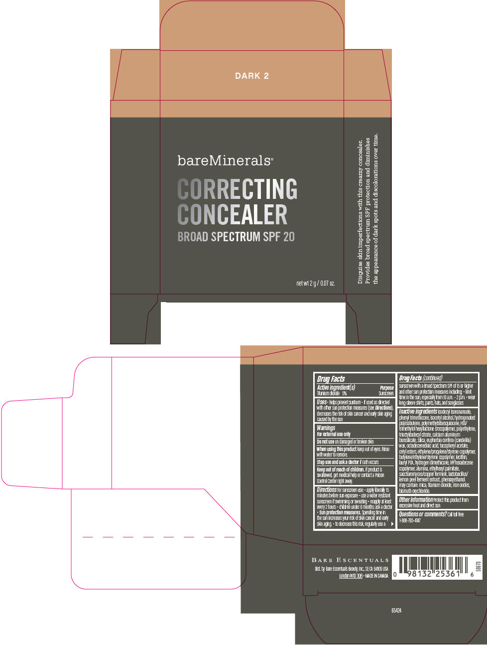 PRINCIPAL DISPLAY PANEL - 2 g Container Carton - Dark 2