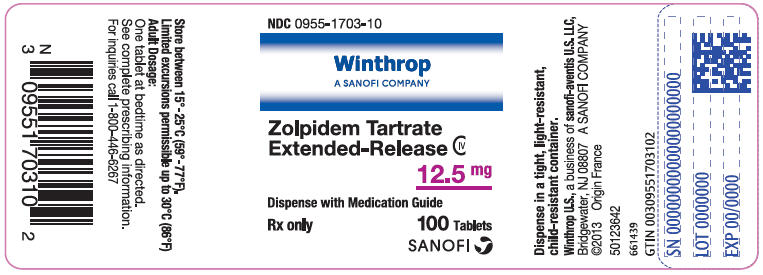 Principal Display Panel - 12.5 mg Tablet Bottle Label