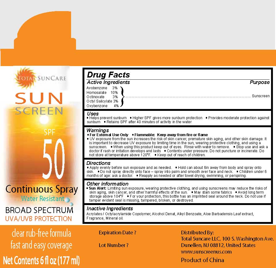 Total Suncare Sunscreen SPF 50