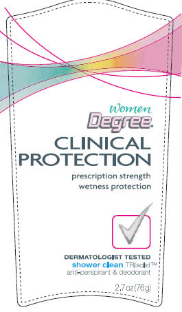 Degree Clinical Protection Shower Clean 2.7 oz front
