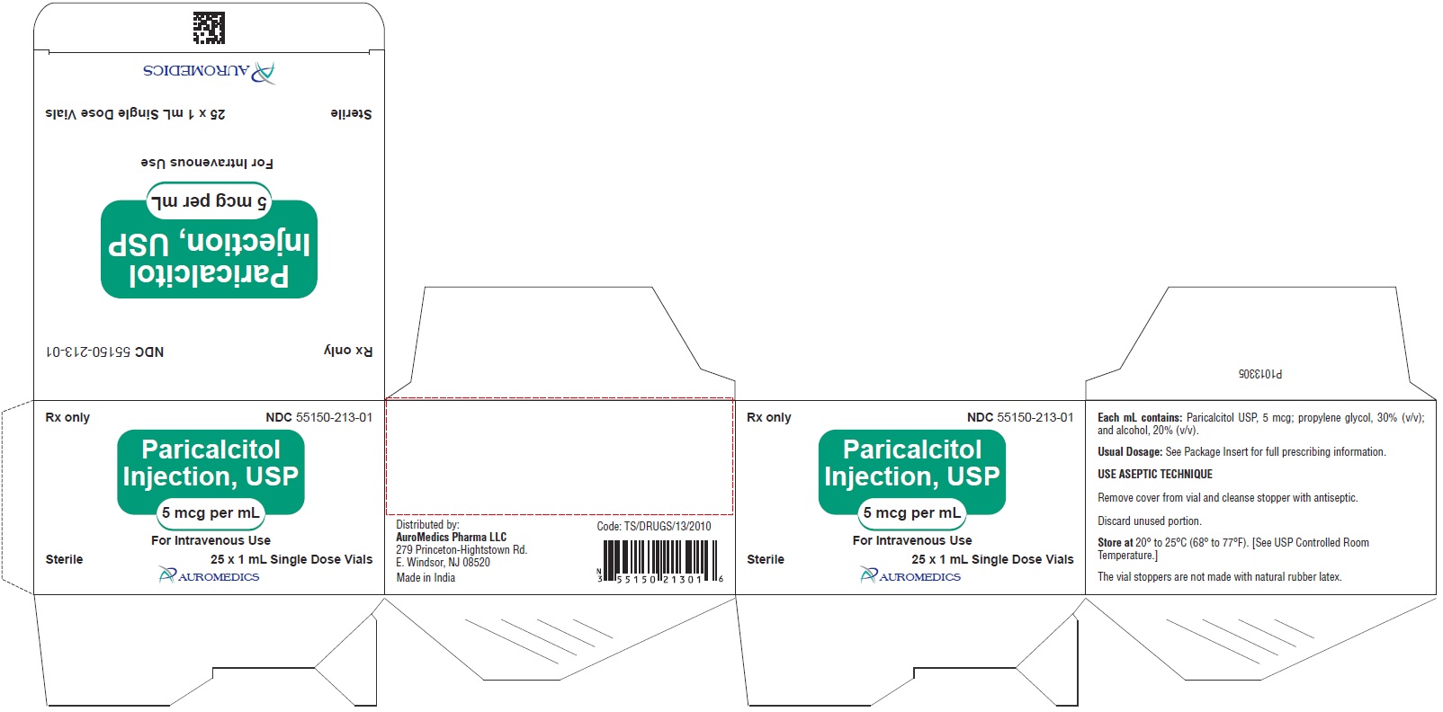 PACKAGE LABEL-PRINCIPAL DISPLAY PANEL - 5 mcg per mL Container-Carton (25 Vials)