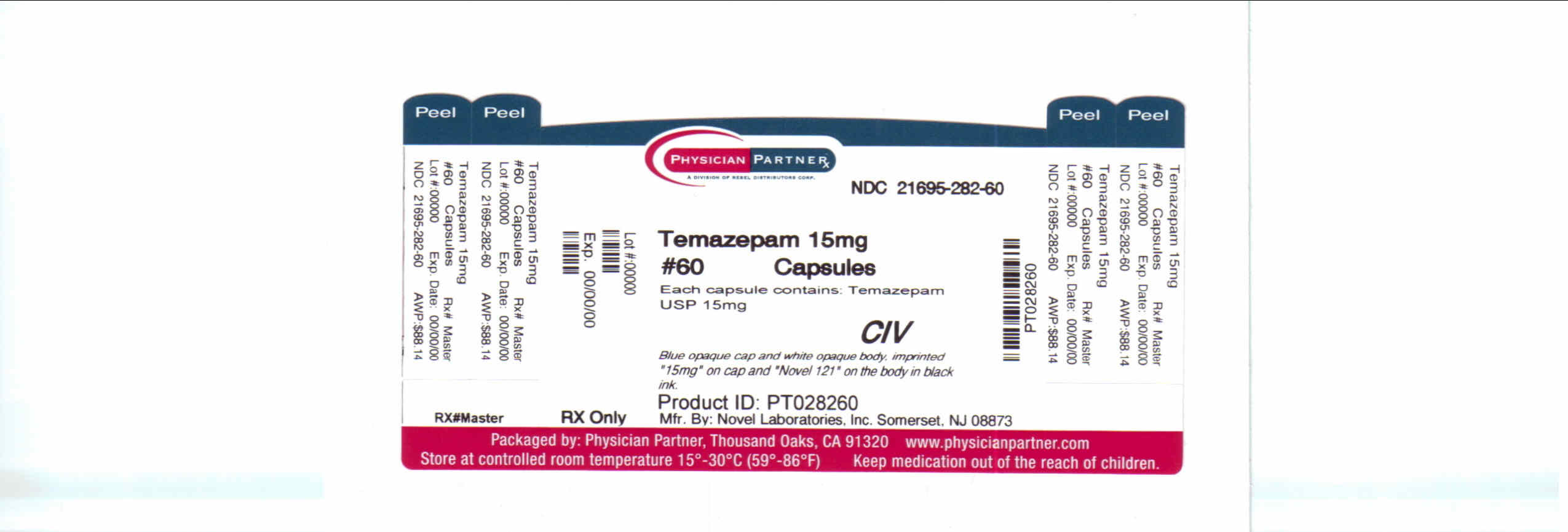 Temazepam 15mg