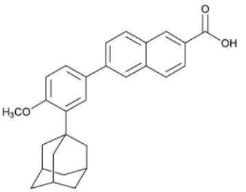 adapalene structural formula