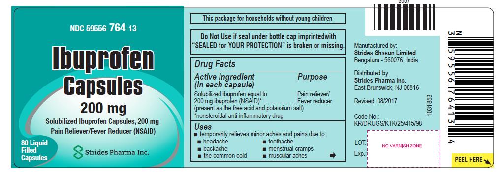 Ibuprofen container label
