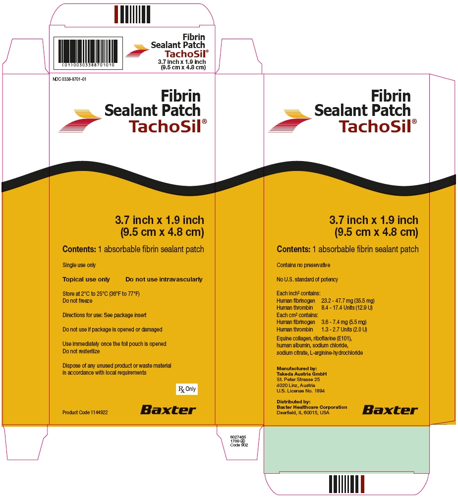 PRINCIPAL DISPLAY PANEL - 1 Patch Blister Pack Pouch Carton - NDC: <a href=/NDC/0338-8701-01>0338-8701-01</a>