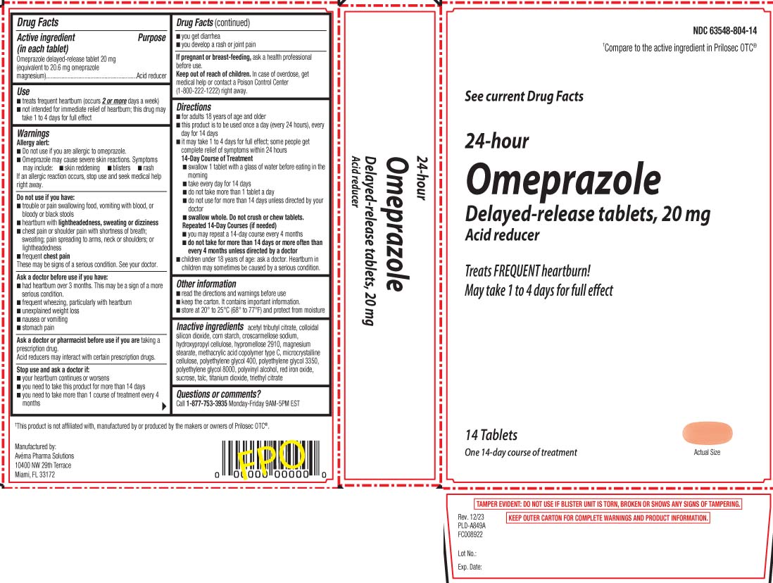 Omeprazole delayed-release tablet 20 mg (equivalent to 20.6 mg omeprazole magnesium