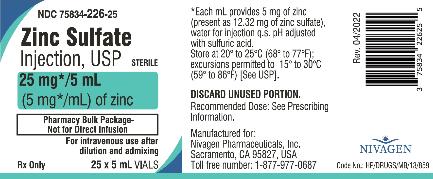 25 mg carton