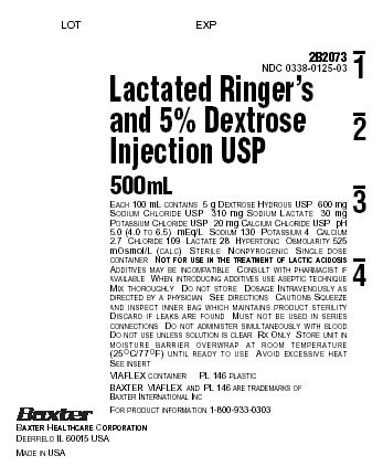 Lactated Ringer's and 5% Dextrose Injection, USP Container Label