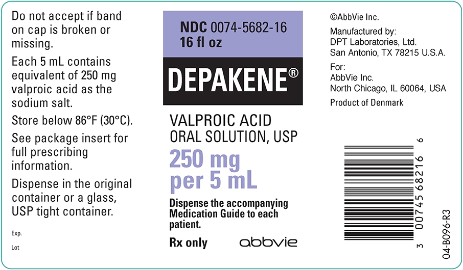 depakene oral solution 250mg/5ml