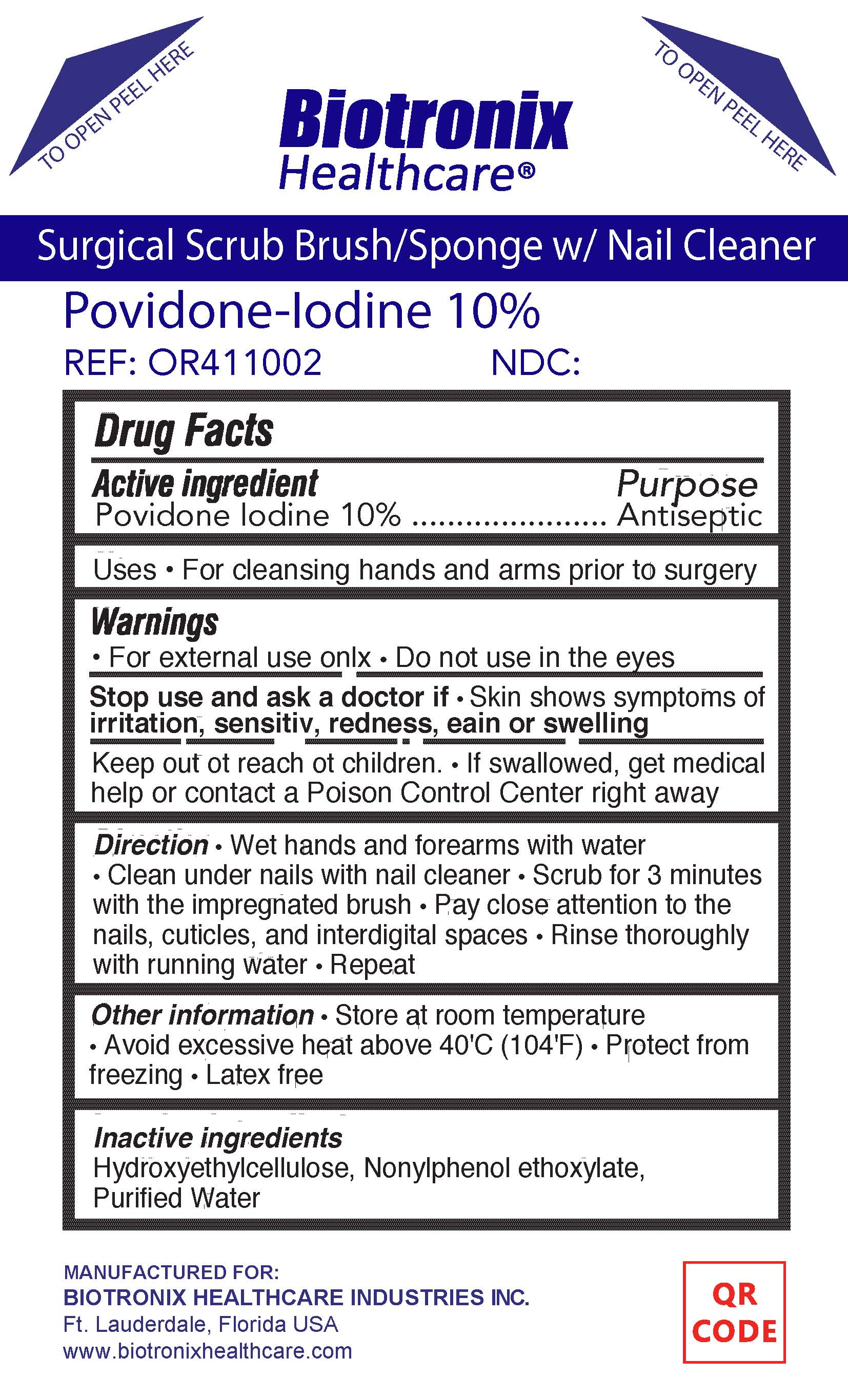 image of package label