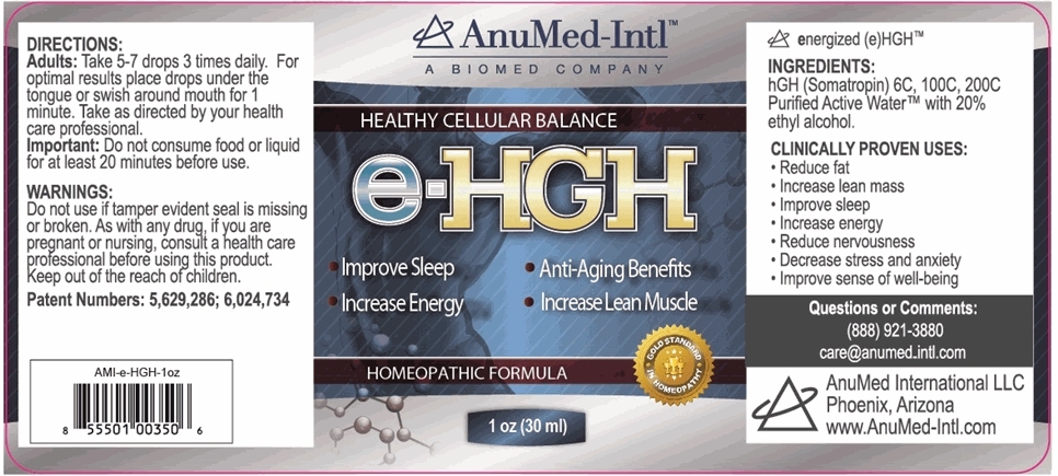 e-HGH Bottle Label