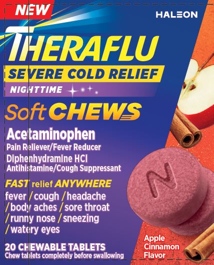 Theraflu SC Night Soft Chews 20 ct