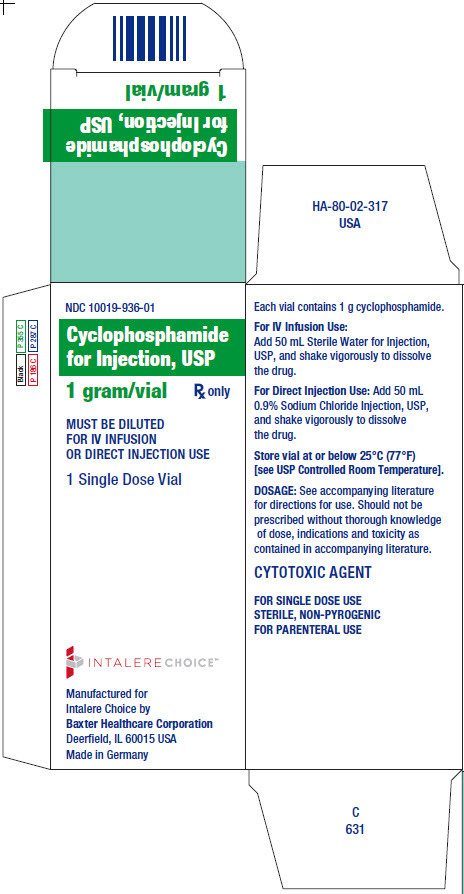 Cyclophosphamide Intalere Representative Carton Lbl 10019-936-01 panel 1