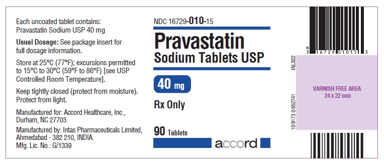 Pravastatin Sodium tablets 40mg 