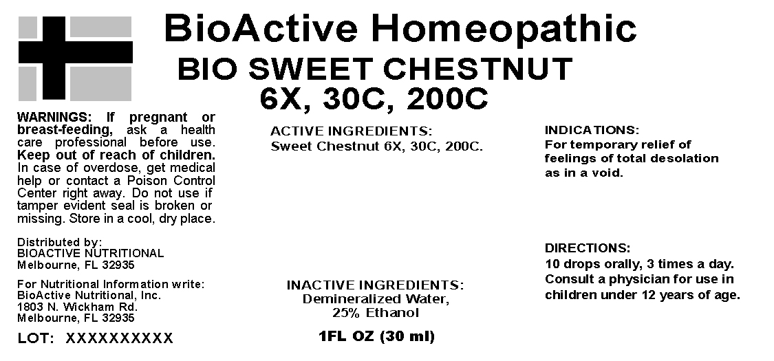 Bio Sweet Chestnut 6X, 30C, 200C
